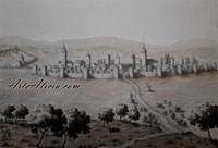 To extend photo of picture: Ciudad Real amurallada en el siglo XVI